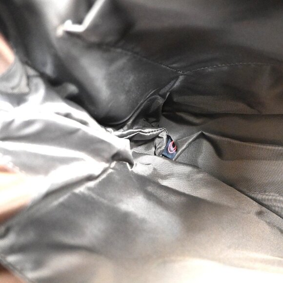 BALENCIAGA Logo Backpack Shoulder Bag Nylon Patent Leather Brown GHW 07TA443 main image 10